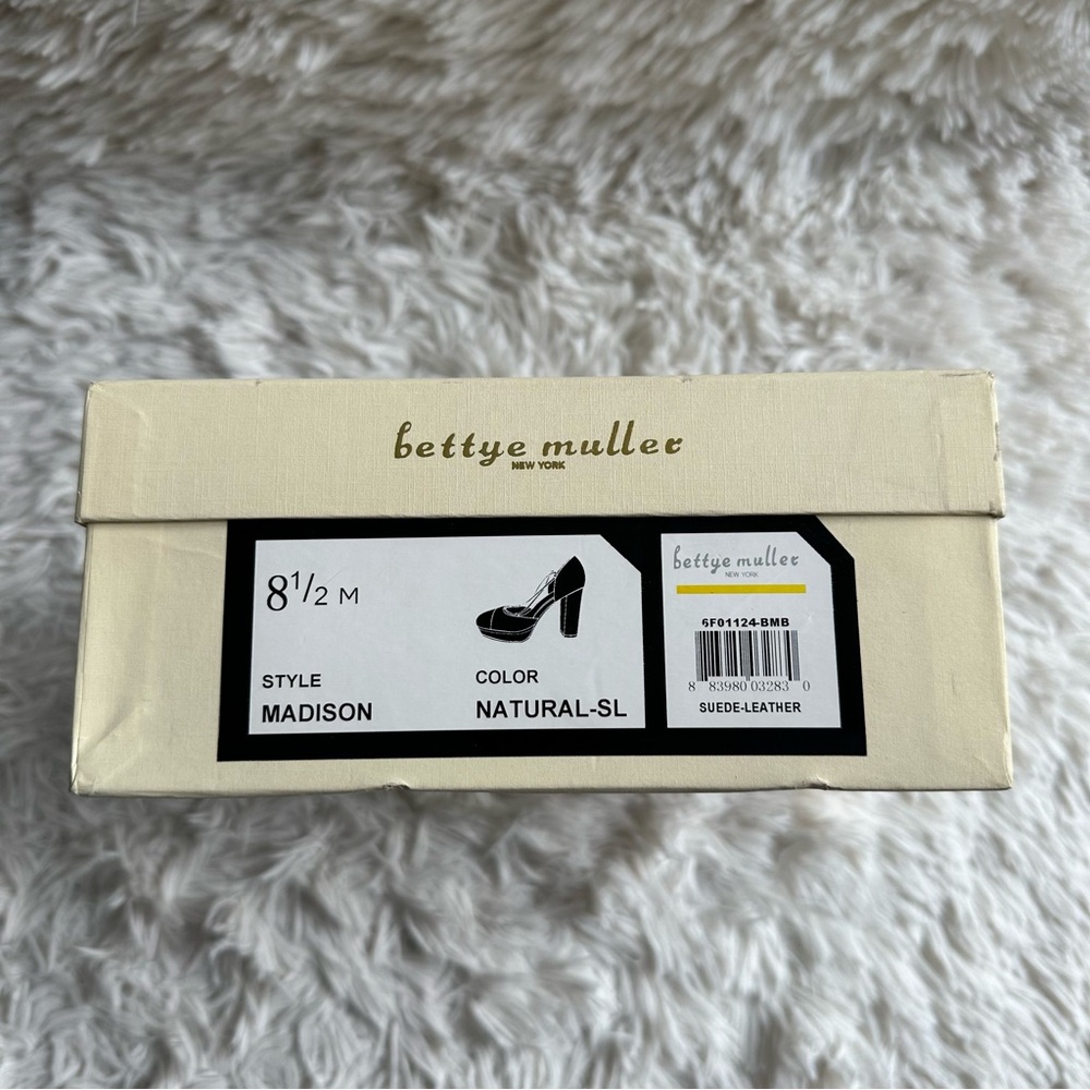 Bettye Muller Madison Tie Up Dress Pump New In Box Size 8.5 - Picture 8 of 9
